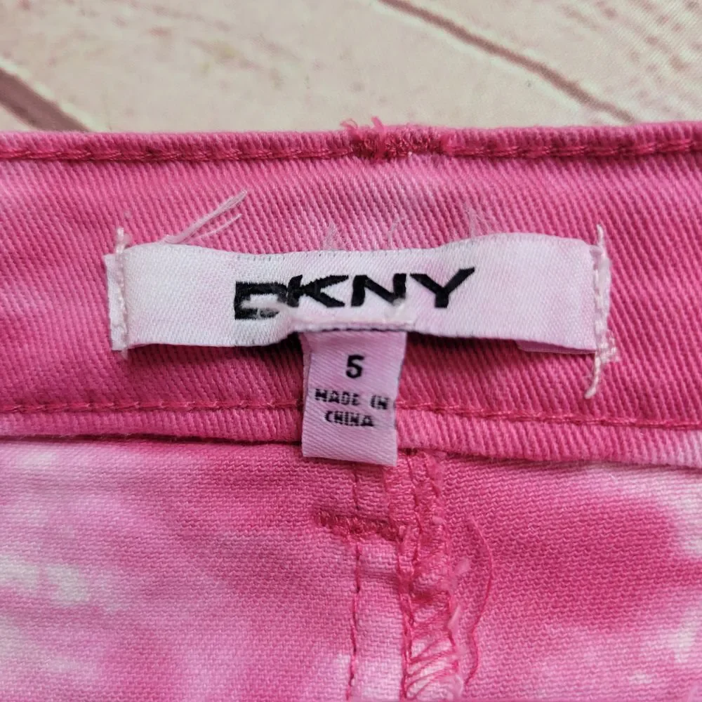 DKNY denim Tie-dye skirt S
